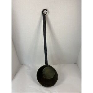 Vintage Camping Hand Wrought Brass?  Ladle/Water  Soup Dipper‎